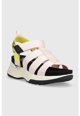 Pepe Jeans Сандали Venus в розово с платформа PLS90570 - Pepit.bg