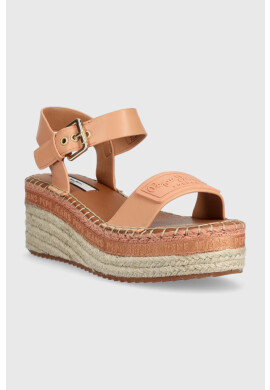 Pepe Jeans Сандали WITNEY в оранжево с платформа - Pepit.bg