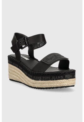 Pepe Jeans Сандали WITNEY в черно с платформа - Pepit.bg