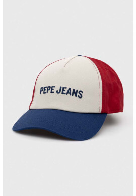 Pepe Jeans Шапка с козирка Whitehall с десен - Pepit.bg