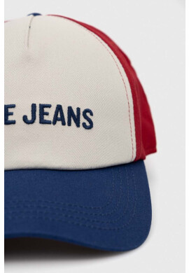 Pepe Jeans Шапка с козирка Whitehall с десен - Pepit.bg