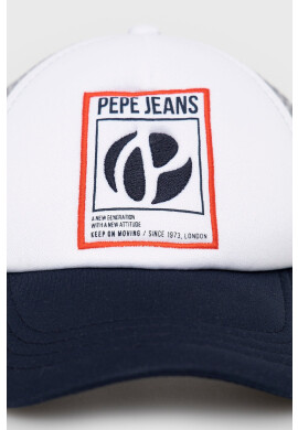 Pepe Jeans Шапка Terry в тъмносиньо с апликация - Pepit.bg