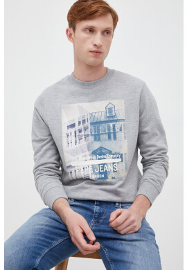 Pepe Jeans Суичър с апликация - Pepit.bg
