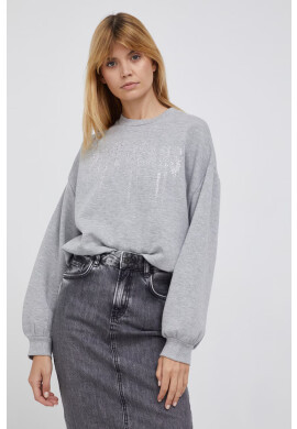 Pepe Jeans Суичър дамски в сиво с апликация - Pepit.bg