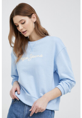 Pepe Jeans Суичър Nanettes в синьо с апликация - Pepit.bg