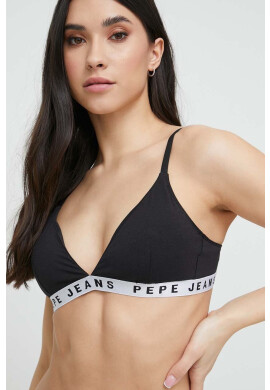 Pepe Jeans Сутиен в черно с изчистен дизайн - Pepit.bg