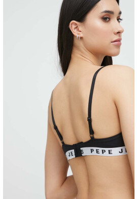 Pepe Jeans Сутиен в черно с изчистен дизайн - Pepit.bg