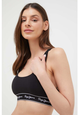 Pepe Jeans Сутиен в черно с изчистен дизайн - Pepit.bg