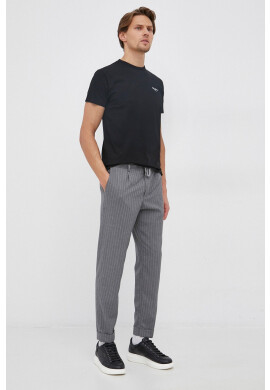 Pepe Jeans Тениска Basic мъжка в черно с изчистен дизайн - Pepit.bg