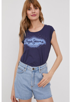 Pepe Jeans Тениска в тъмносиньо - Pepit.bg