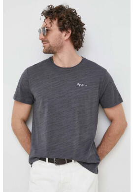 Pepe Jeans Тениска Carter в сиво меланж на - Pepit.bg
