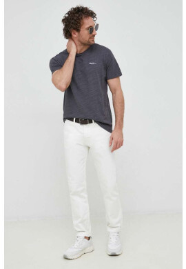 Pepe Jeans Тениска Carter в сиво меланж на - Pepit.bg