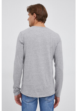 Pepe Jeans Тениска Original Basic 2 Long в меланж на сиво - Pepit.bg