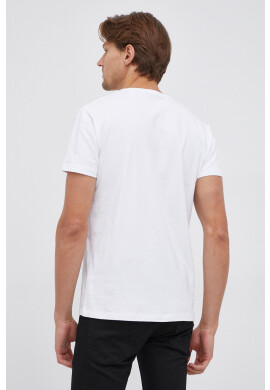 Pepe Jeans Тениска Original Basic в бяло с принт - Pepit.bg