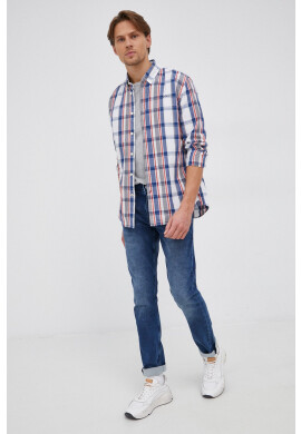 Pepe Jeans Тениска Original Basic 3 в меланж на сиво - Pepit.bg
