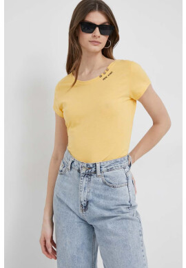 Pepe Jeans Тениска Ragy в жълто - Pepit.bg