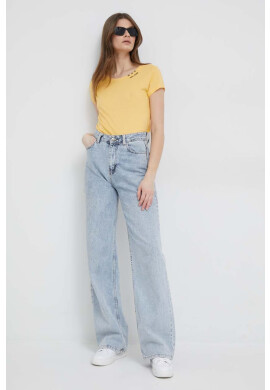 Pepe Jeans Тениска Ragy в жълто - Pepit.bg