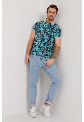 Pepe Jeans Тениска с яка Benton - Pepit.bg