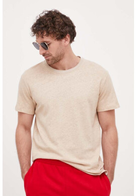 Pepe Jeans Тениска с лен Rinel - Pepit.bg