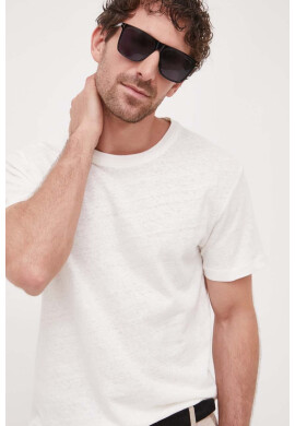 Pepe Jeans Тениска с лен Rinel - Pepit.bg