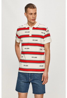 Pepe Jeans Тениска с яка Bart - Pepit.bg