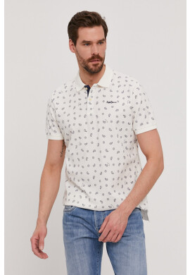 Pepe Jeans Тениска с яка Benett - Pepit.bg