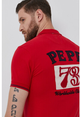 Pepe Jeans Тениска с яка Fell - Pepit.bg