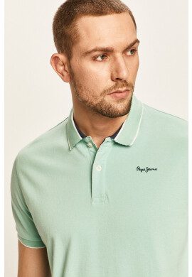 Pepe Jeans Тениска с яка Lou - Pepit.bg