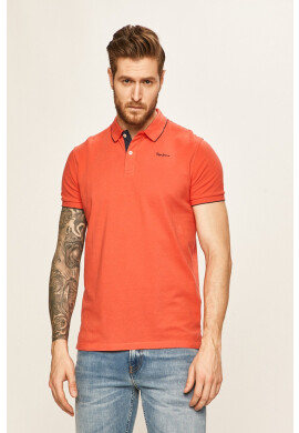 Pepe Jeans Тениска с яка Lucas - Pepit.bg