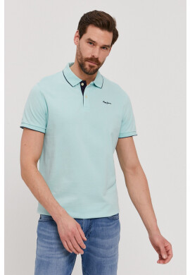Pepe Jeans Тениска с яка Lucas - Pepit.bg