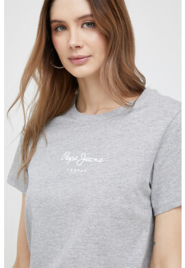 Pepe Jeans Тениска Wendy в сиво - Pepit.bg