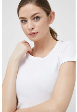 Pepe Jeans Тениска Winona в бяло - Pepit.bg