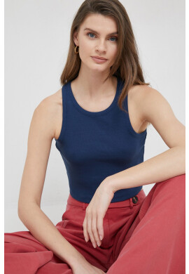 Pepe Jeans Топ Piera дамски в тъмносиньо - Pepit.bg