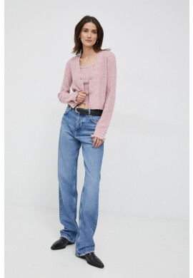 Pepe Jeans Топ с вълна Tiana в розово - Pepit.bg