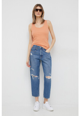 Pepe Jeans Топ Winona дамски в оранжево - Pepit.bg