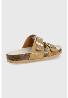Pepe Jeans Велурени чехли Oban Basic - Pepit.bg