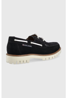 Pepe Jeans Велурени мокасини Trucker Deck Suede - Pepit.bg