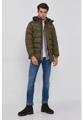 Pepe Jeans Яке Hidley мъжко в зелено със зимна изолация - Pepit.bg