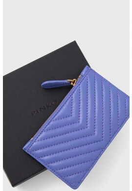 Pinko Кожен портфейл дамски в лилаво - Pepit.bg
