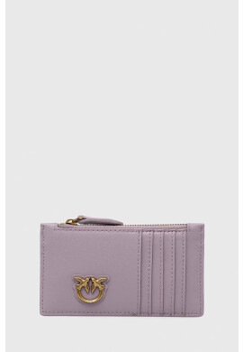 Pinko Кожен портфейл дамски в лилаво - Pepit.bg