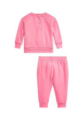 Polo Ralph Lauren Бебешки анцуг в розово - Pepit.bg