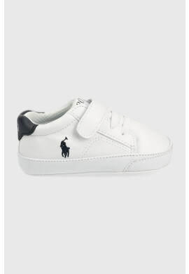 Polo Ralph Lauren Бебешки маратонки в бяло - Pepit.bg
