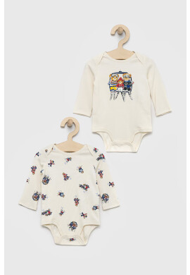 Polo Ralph Lauren Бебешко боди от памук (2 чифта) - Pepit.bg