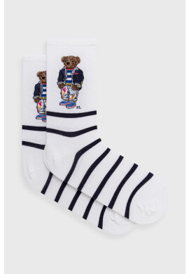 Polo Ralph Lauren Чорапи дамско в бяло - Pepit.bg