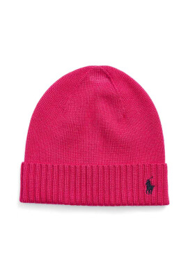 Polo Ralph Lauren Детска шапка в розово с фина плетка от вълна - Pepit.bg