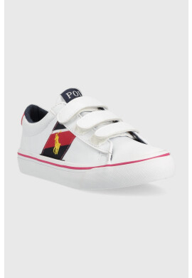 Polo Ralph Lauren Детски маратонки в бяло - Pepit.bg