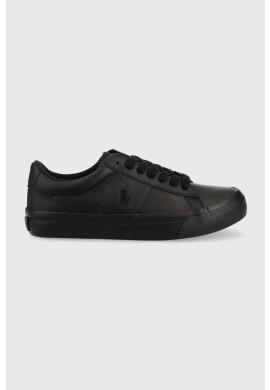 Polo Ralph Lauren Детски маратонки в черно - Pepit.bg