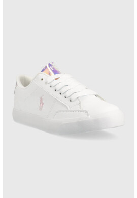 Polo Ralph Lauren Детски маратонки в бяло - Pepit.bg
