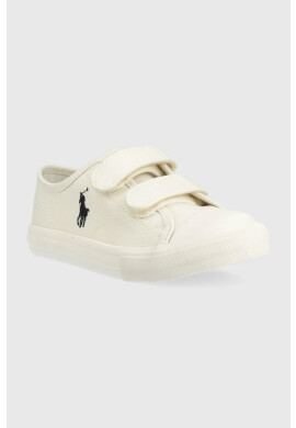 Polo Ralph Lauren Детски ниски кецове в бяло - Pepit.bg