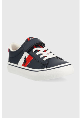 Polo Ralph Lauren Детски ниски кецове в тъмносиньо - Pepit.bg